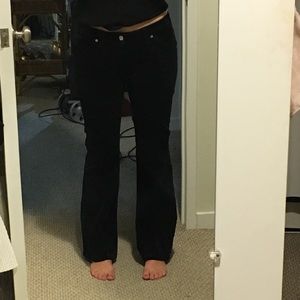 Hudson black velvet jeans